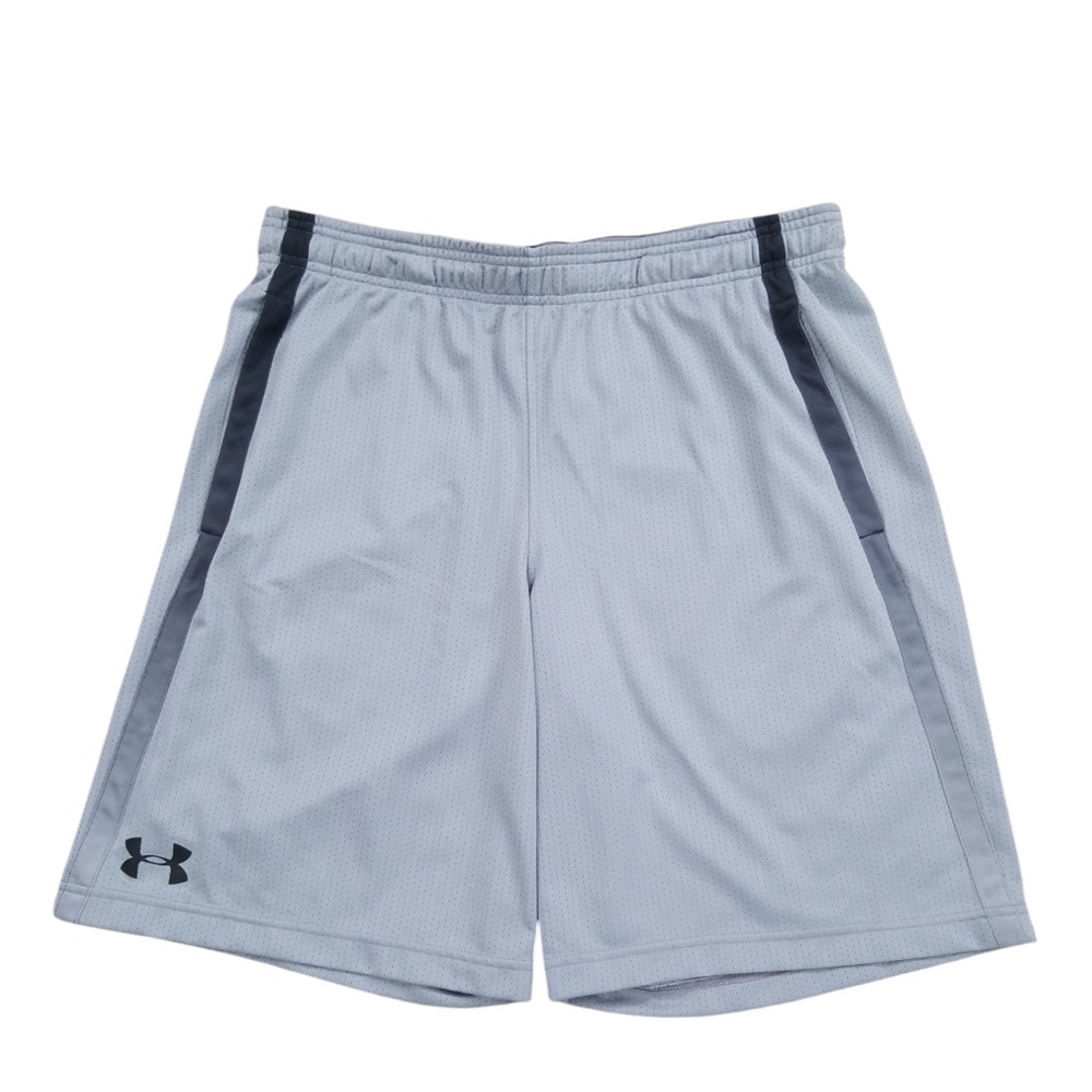 Under Armour Men’s Gray Loose Heatgear Athletic Shorts Size Large - Picture 1 of 9